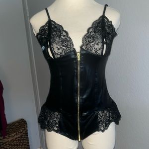 Leather & Lace Teddy